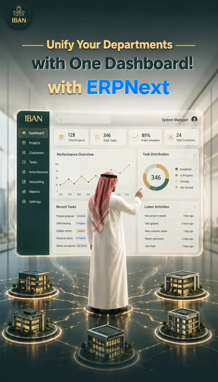 One dashboard for every department in ERPNext