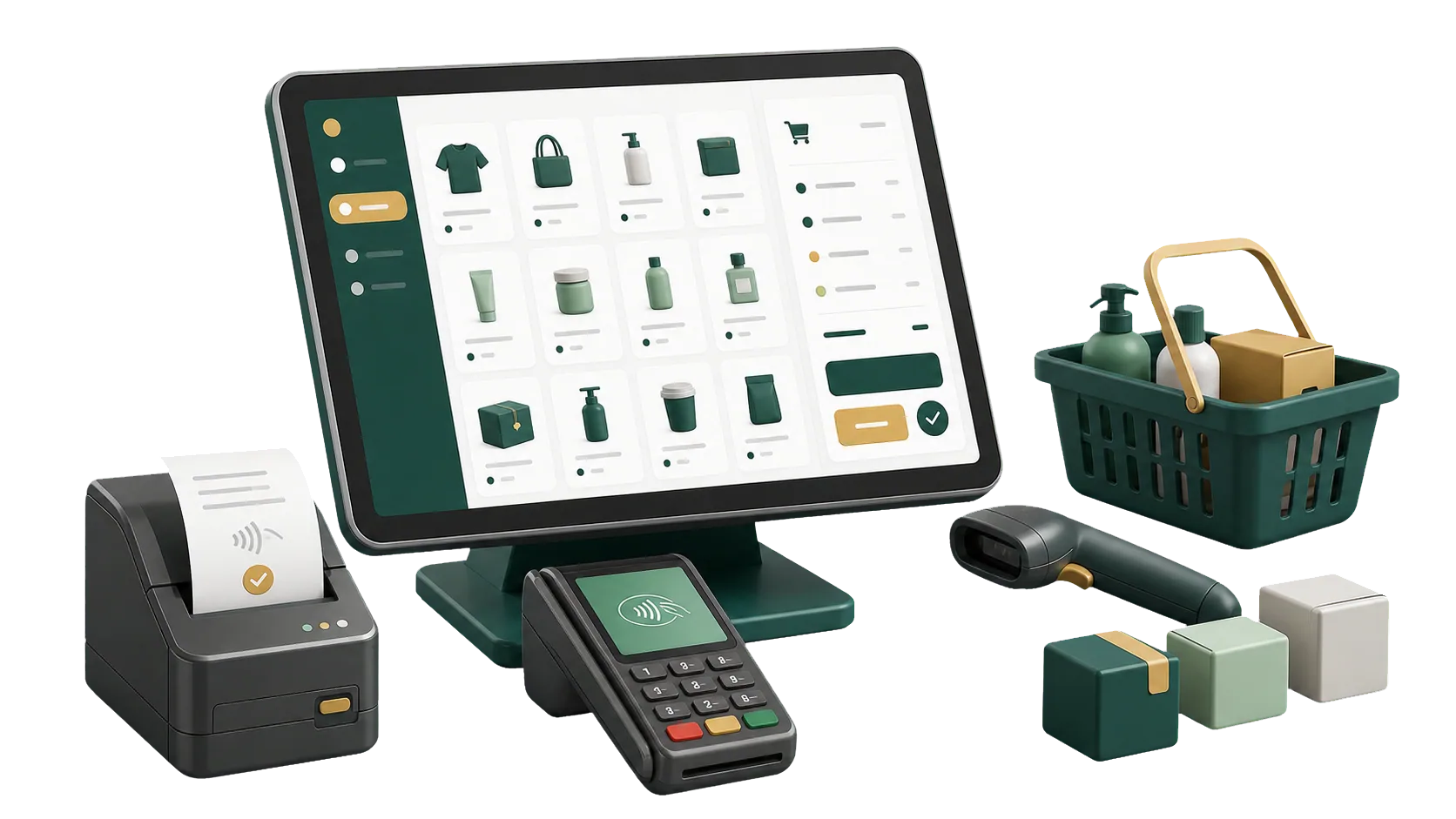 شاشة كاشير نقاط البيع POS في ERPNext