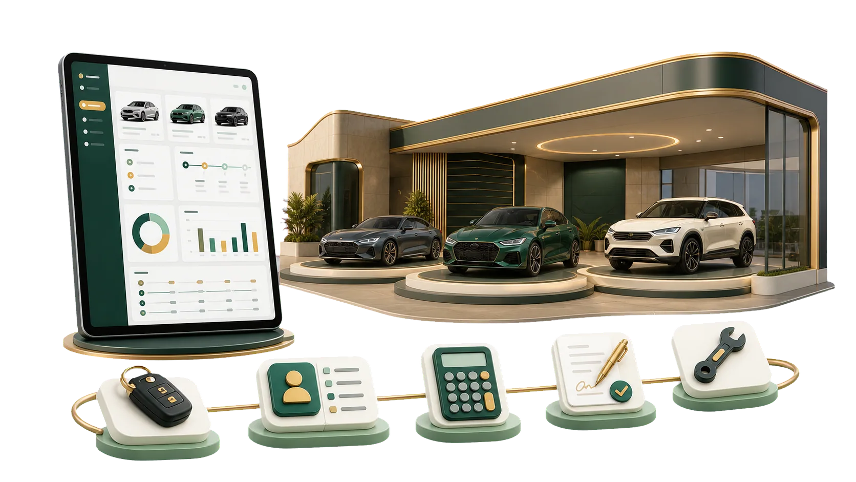 ERPNext لقطاع معارض السيارات في السعودية