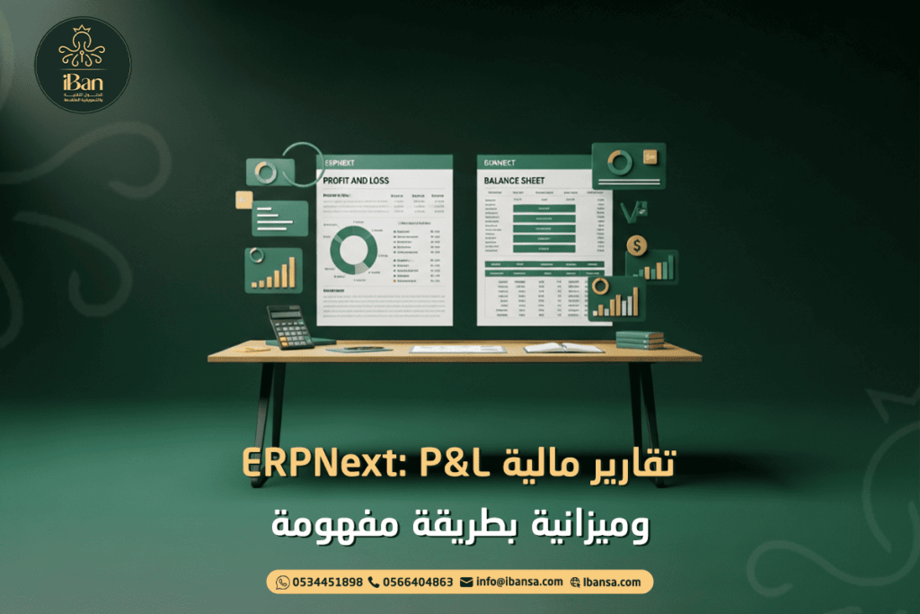 تقارير مالية ERPNext: P&amp;L وميزانية بطريقة مفهومة