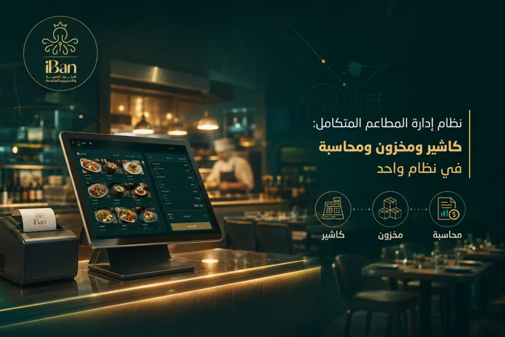 نظام ادارة المطاعم المتكامل: كاشير ومخزون ومحاسبة في نظام واحد