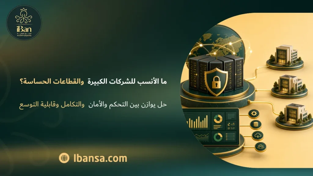 ما الأنسب للشركات الكبيرة والقطاعات الحساسة؟