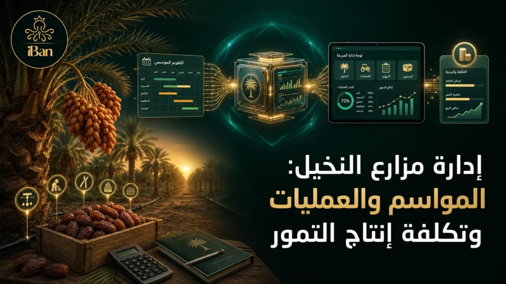 إدارة مزارع النخيل: من التلقيح إلى تكلفة الكيلو تمر