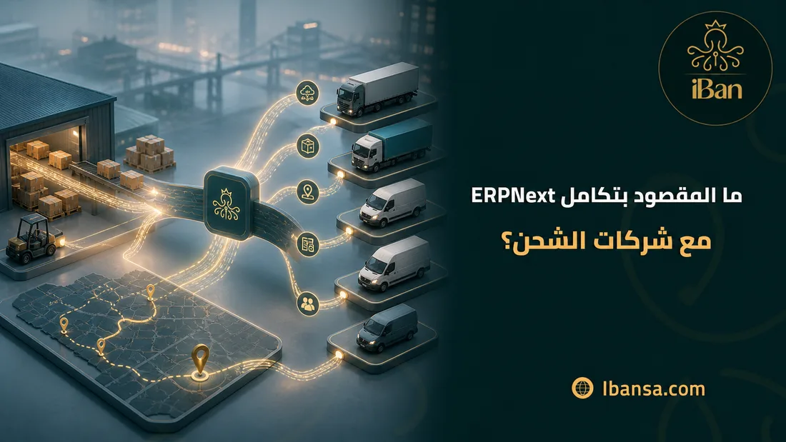 ما المقصود بتكامل ERPNext مع شركات الشحن؟