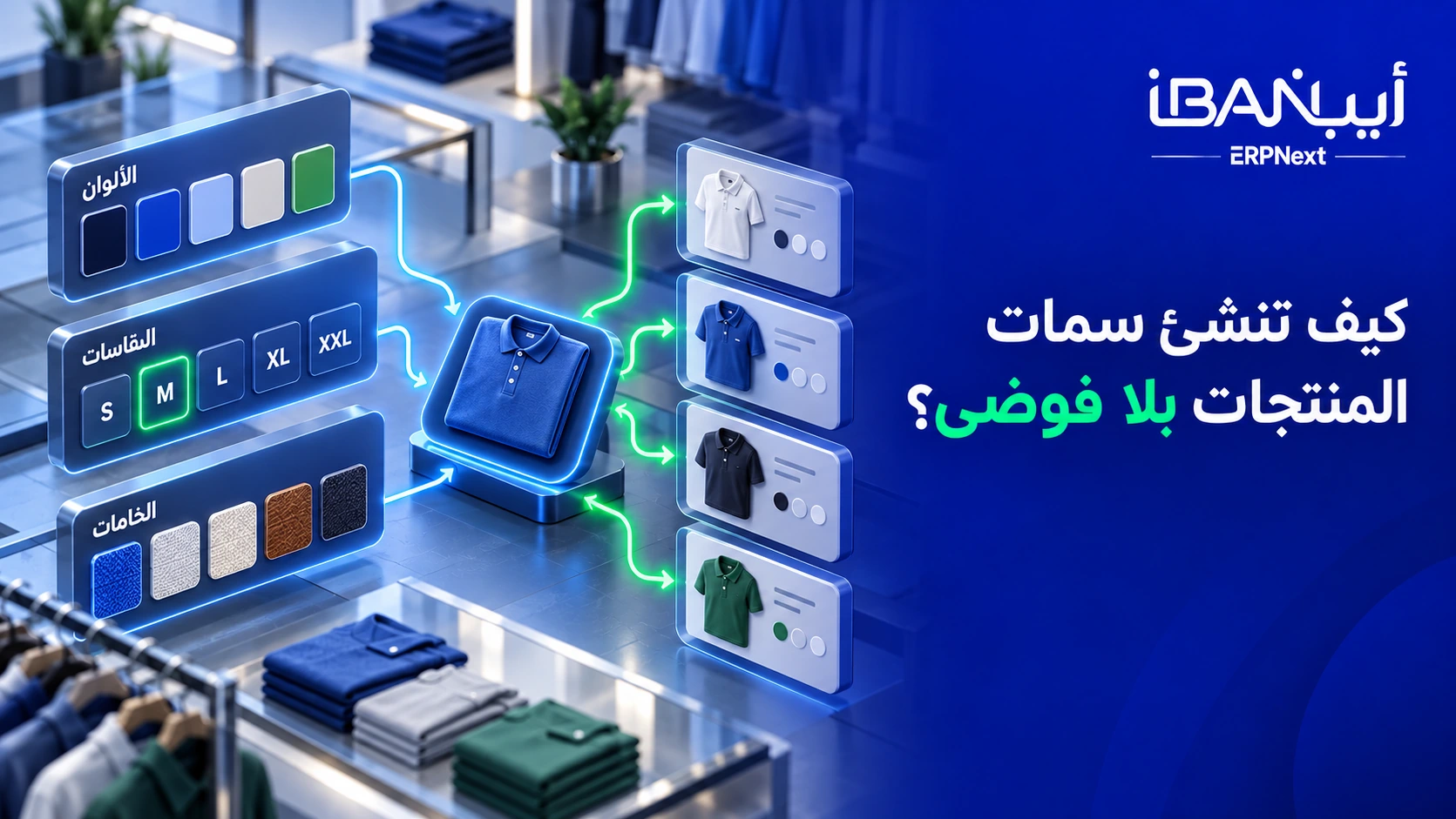 إنشاء سمات متغيرات الأصناف في ERPNext